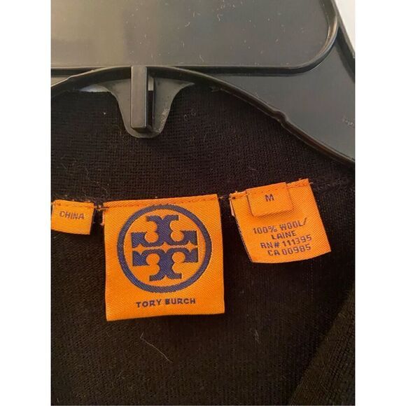 Tory Burch Wool signature cardigan size MEDIUM - Picture 2 of 3